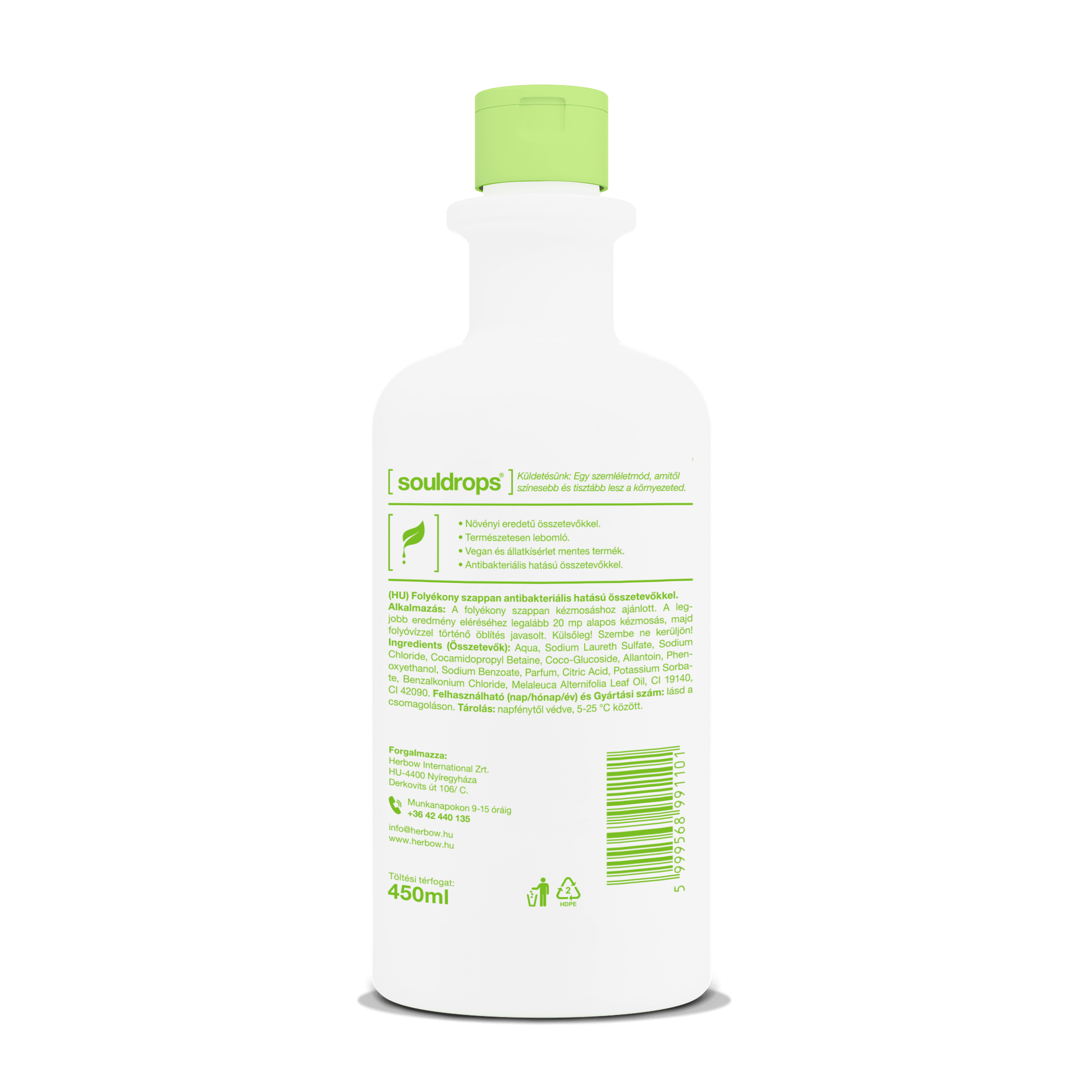 Souldrops Healthdrop Folyékony Szappan (750 ml) – Image 2